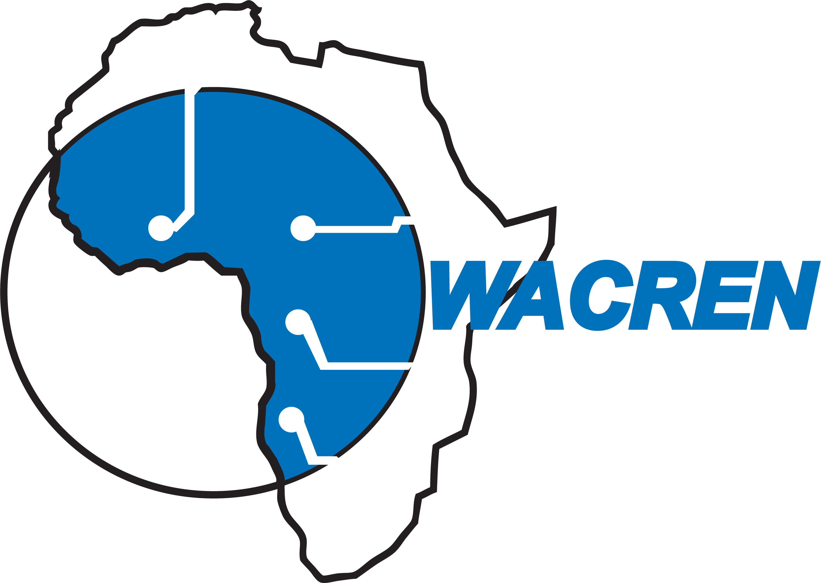 WACREN (West and Central African Research and Education Network) logo